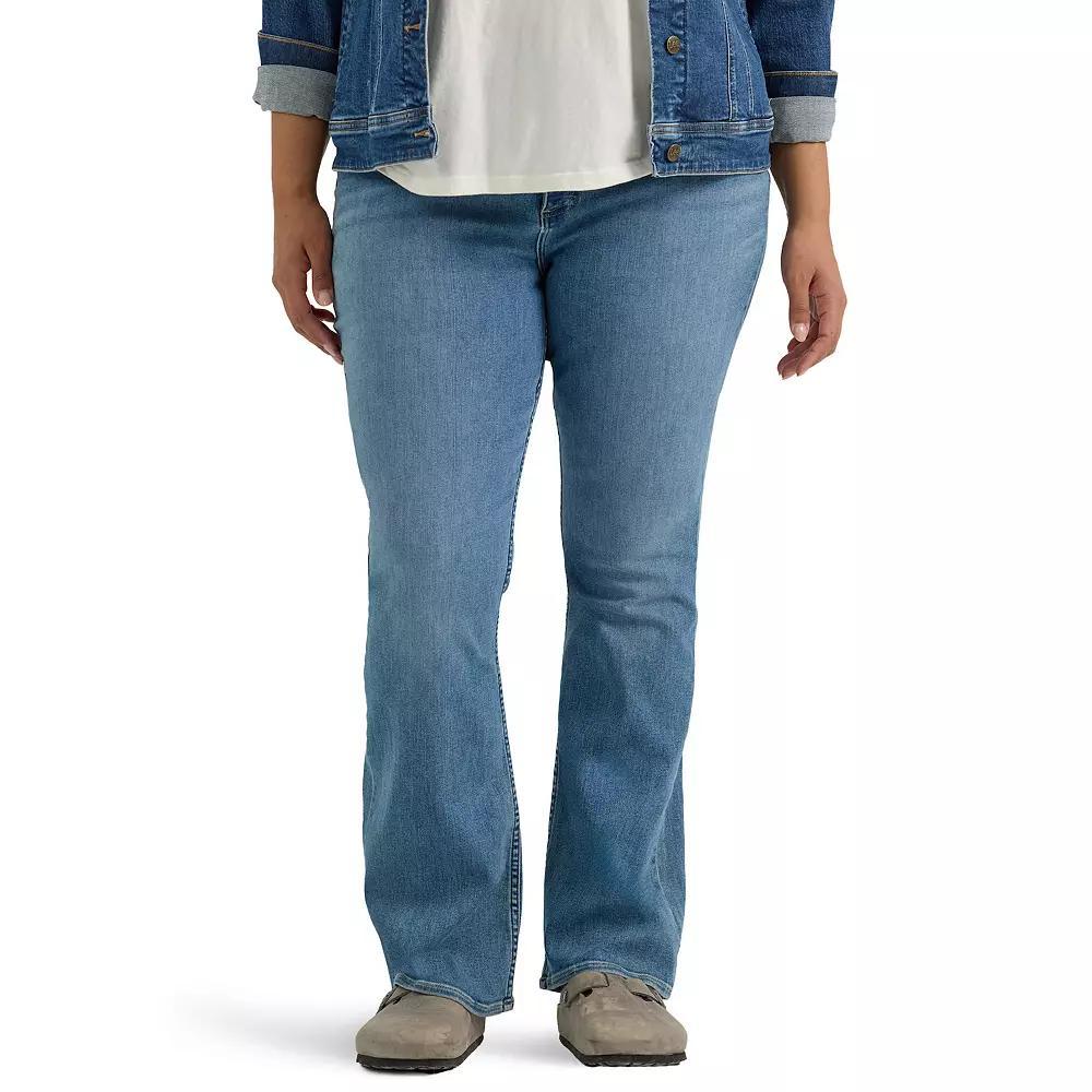 Plus Size Lee® Ultra Lux Comfort with Flex Motion Bootcut Jeans, Women's, Size: 22 Petite, Paradise Dream Product Image