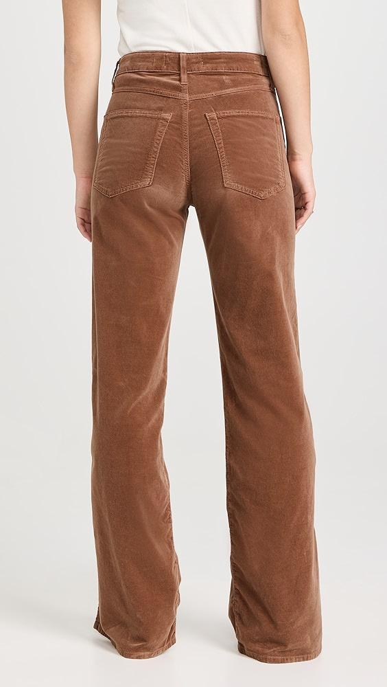 AMO Liz Velvet Split Flare Jeans | Shopbop Product Image