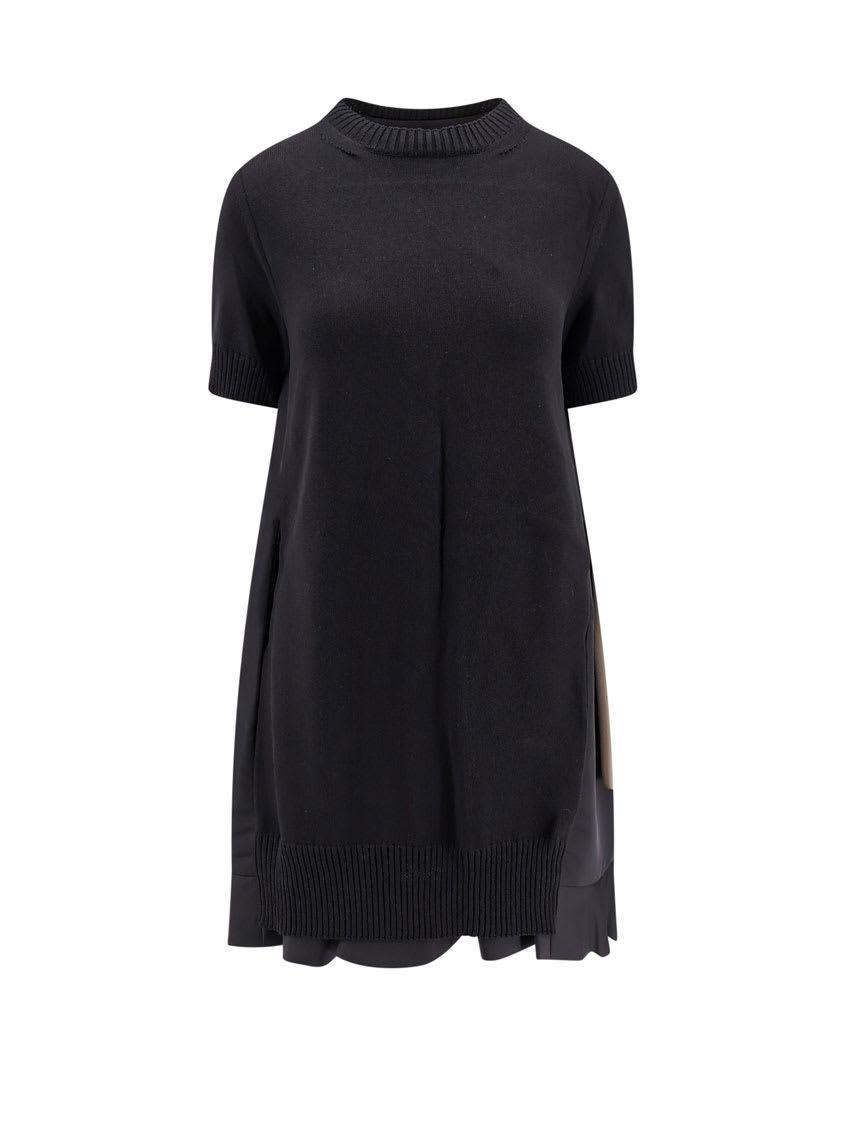 SACAI Dress In Black Product Image