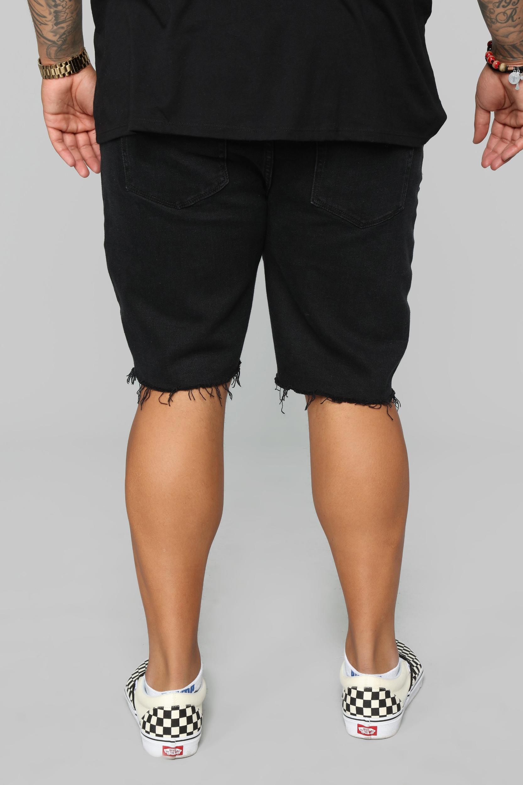 Earl Denim Shorts - Black Product Image