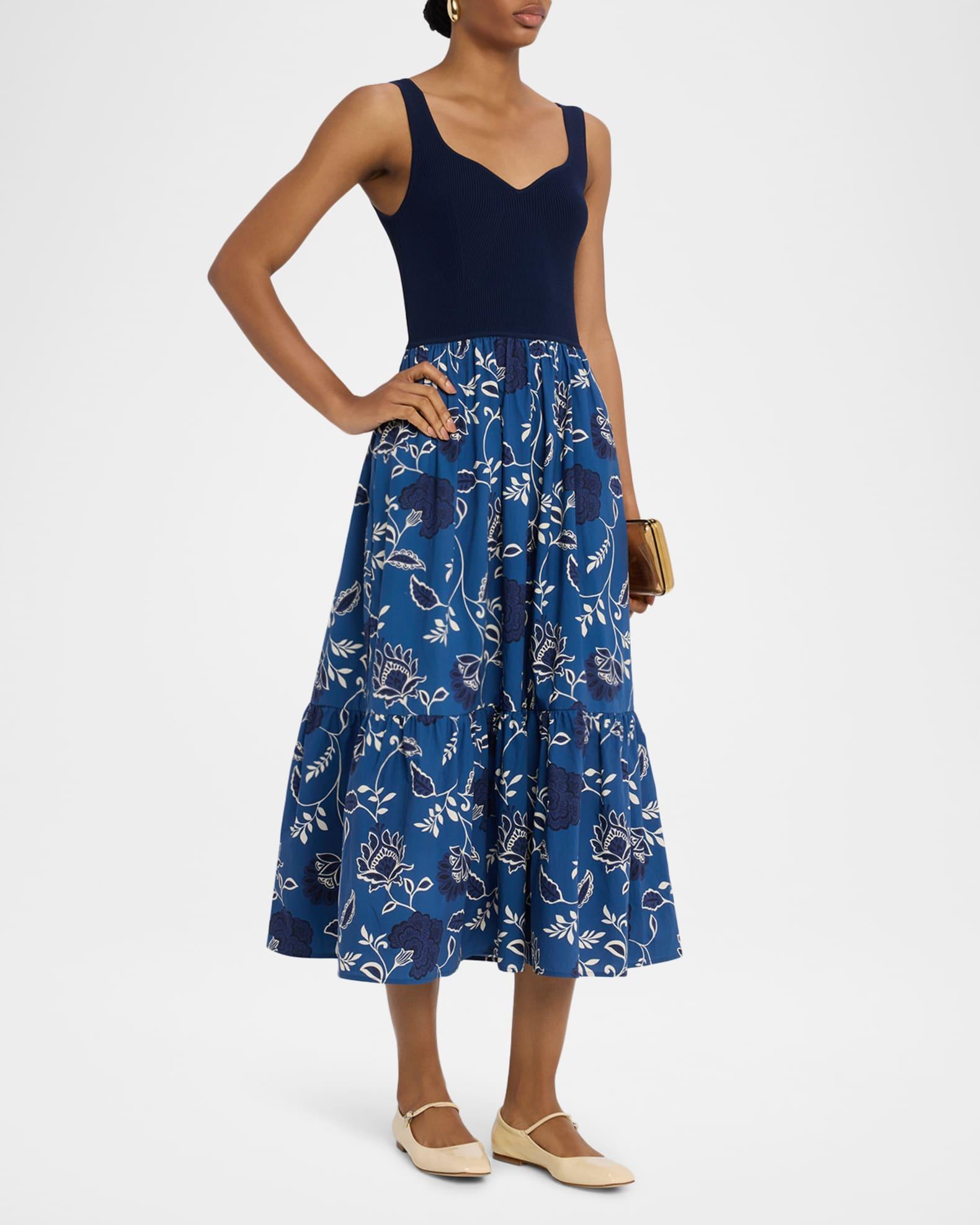 Josephine Sleeveless A-Line Midi Dress Product Image