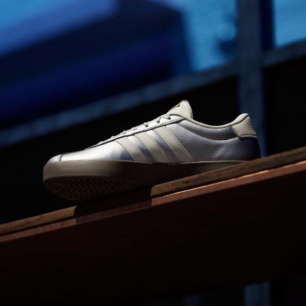 adidas VL Court 3.0 Shoes Silver Metallic M 8 / W 9 Unisex Product Image