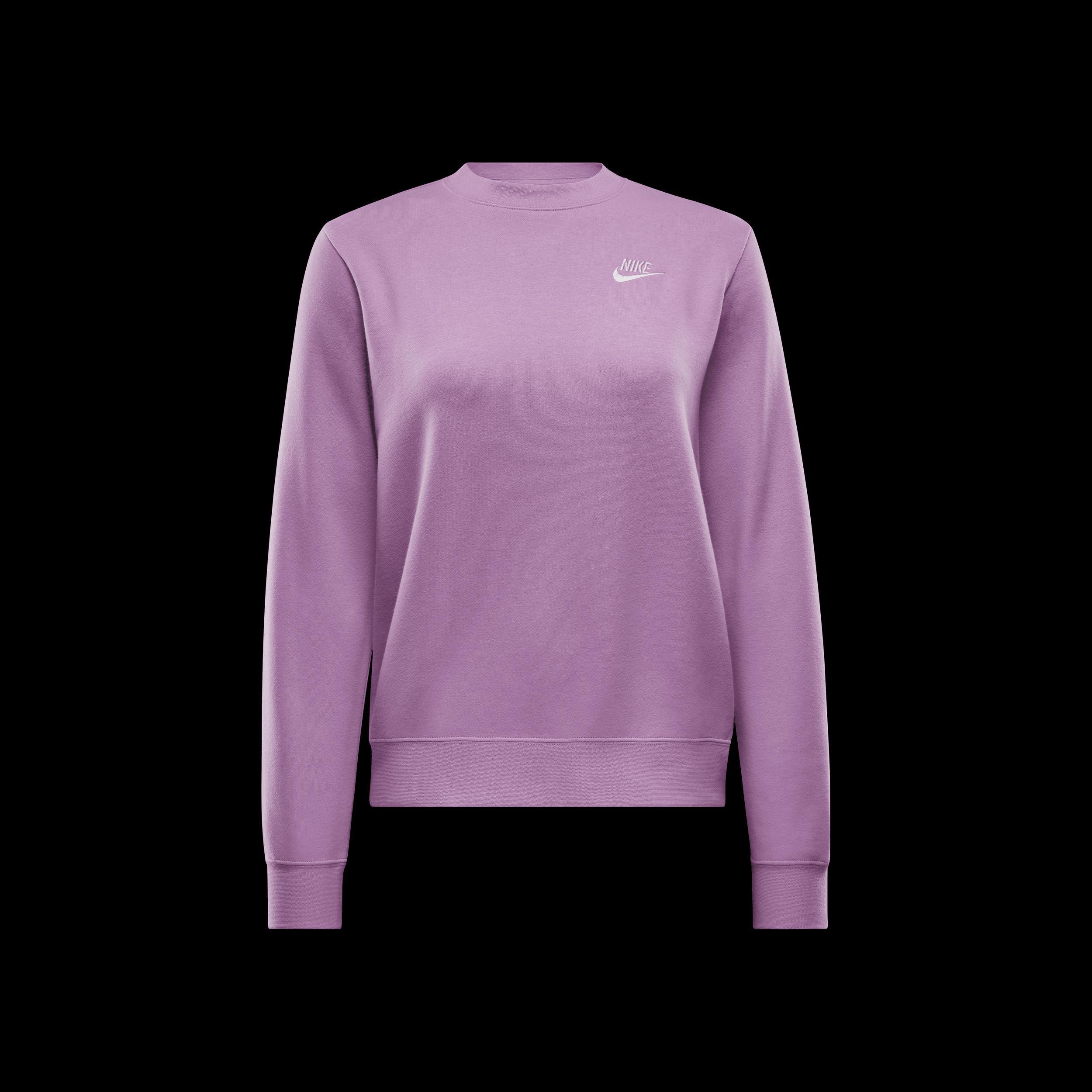 Womens Nike Sportswear Club Fleece Crew-Neck Sweatshirt Product Image