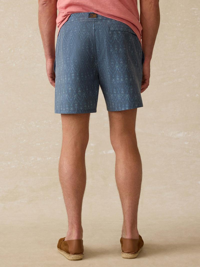 Biarritz Boardshort - Atlantic Waves Ikat Product Image