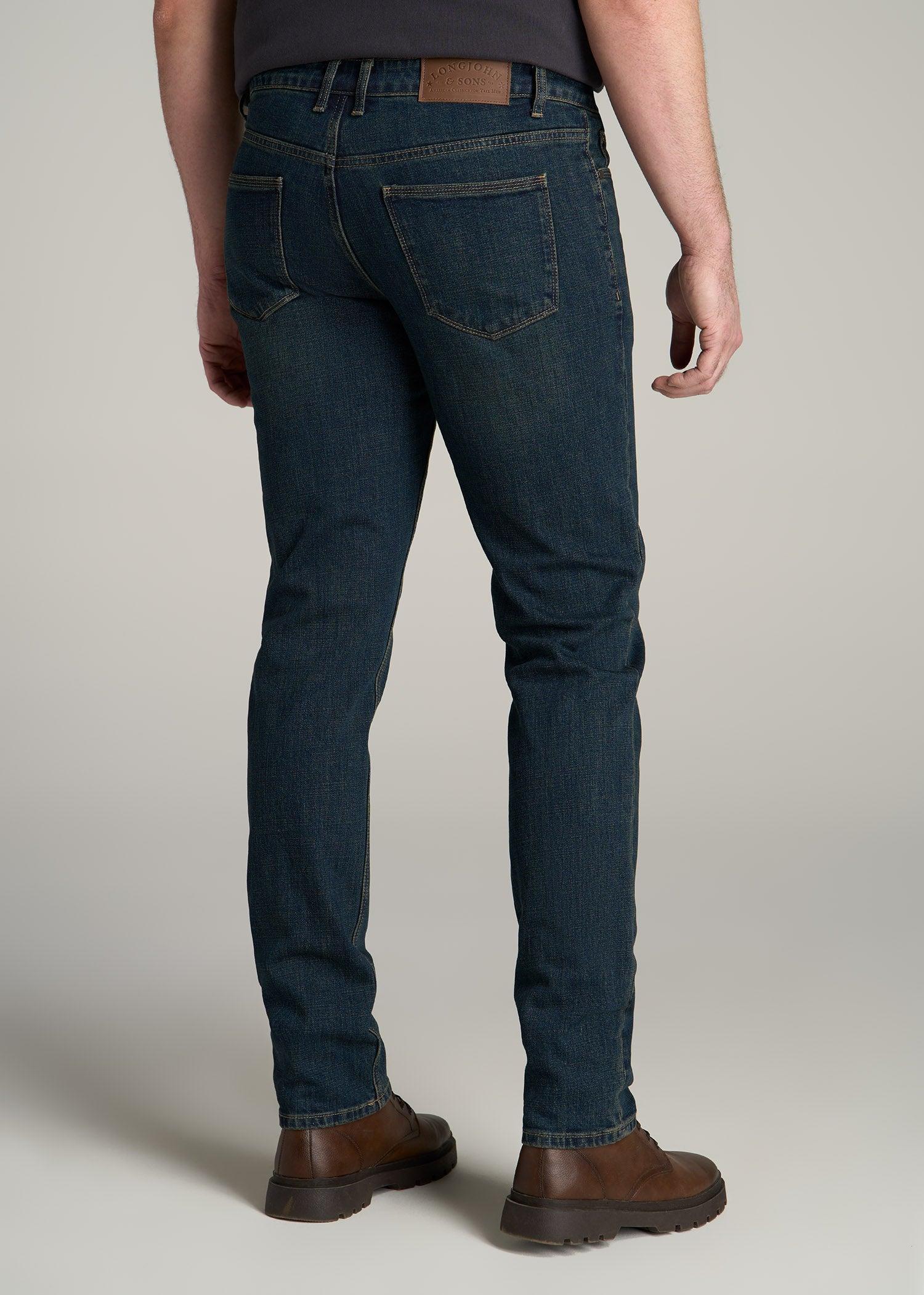 LJ&S TAPERED Jeans for Tall Men in Mechanic Blue Product Image