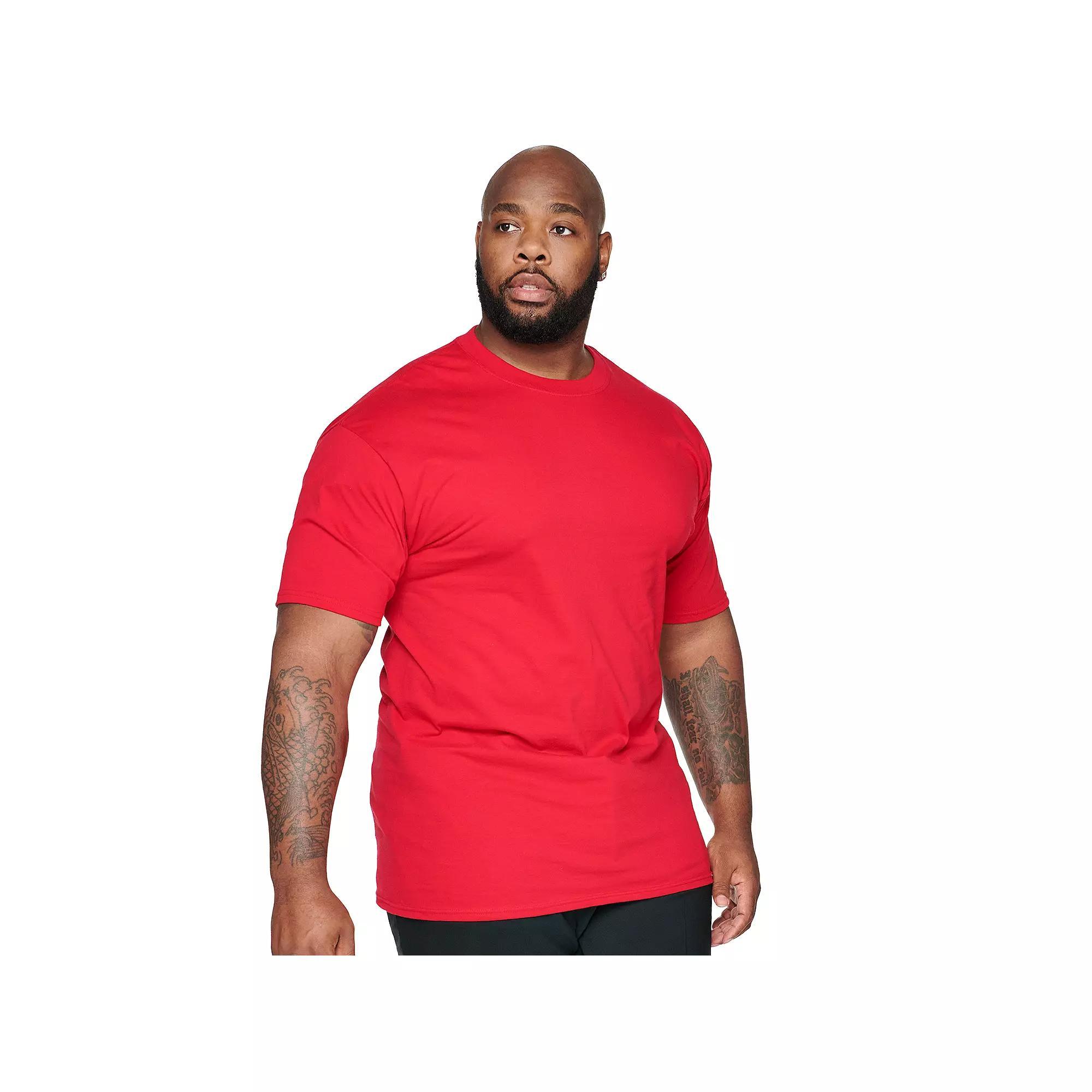 Big & Tall Hanes® Beefy-T Tee, Men's, Size: 3XL Tall, Black Product Image