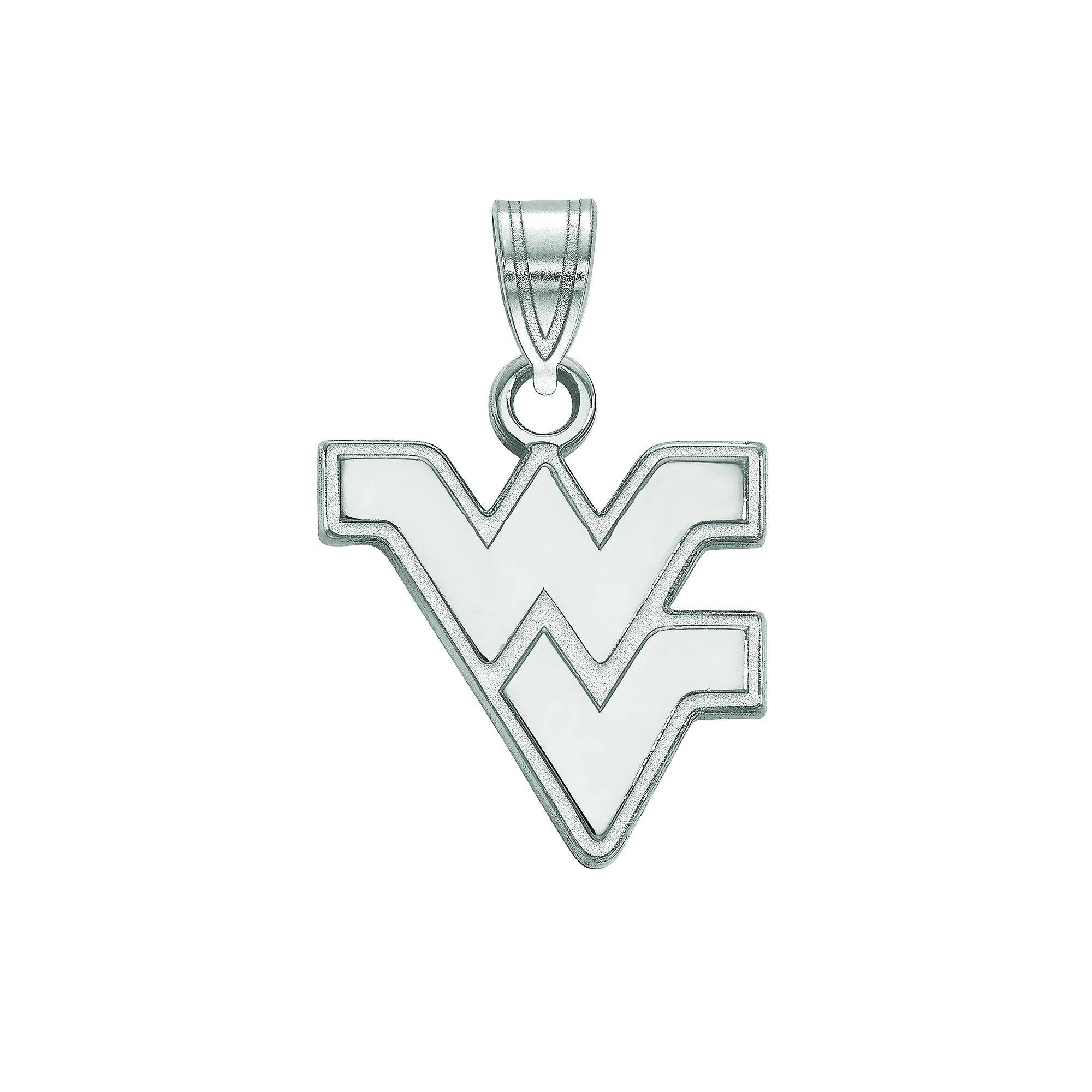 LogoArt Sterling Silver West Virginia Mountaineers Small Pendant, Women's, Size: 19 mm Product Image