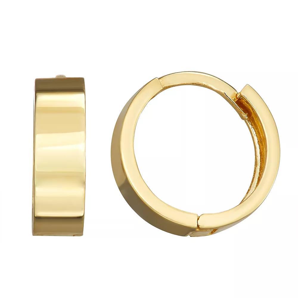 Forever 14K Gold Huggie Hoop Earrings, Women's Product Image
