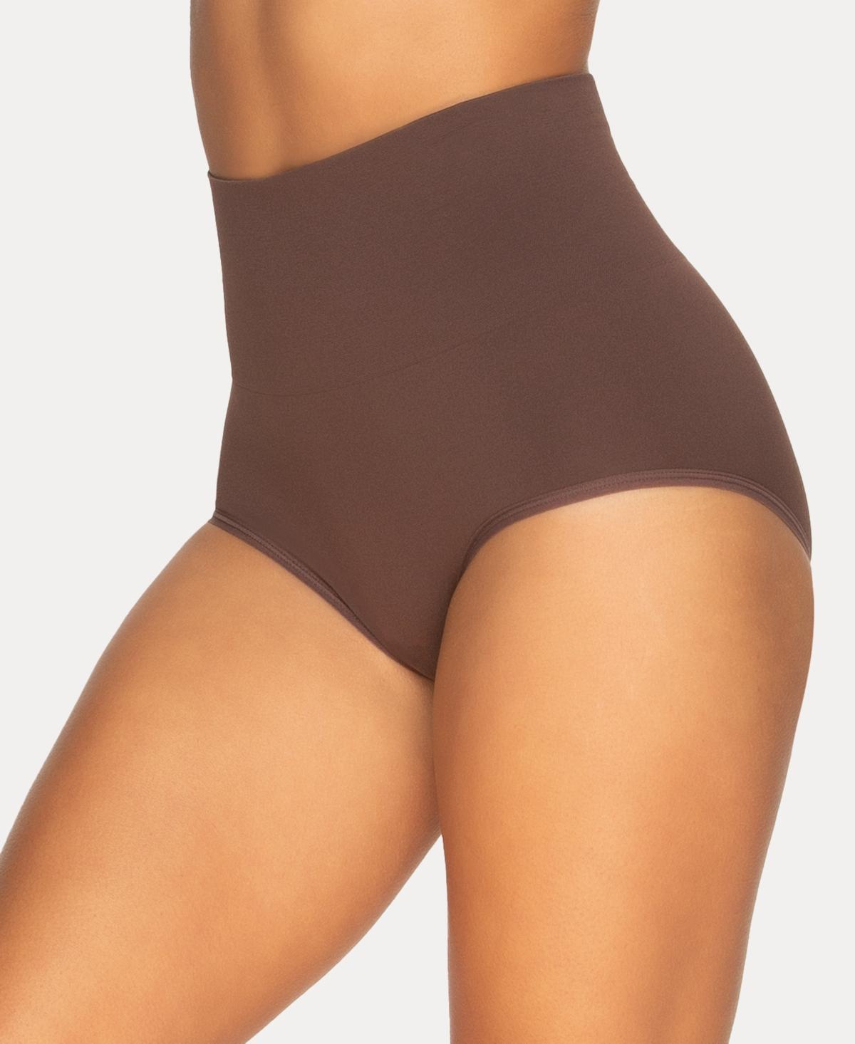 Women's Jezebel Fusion Waist Light Control Shaping Brief Panty 2983P1, Size: Large, Black Blk Product Image