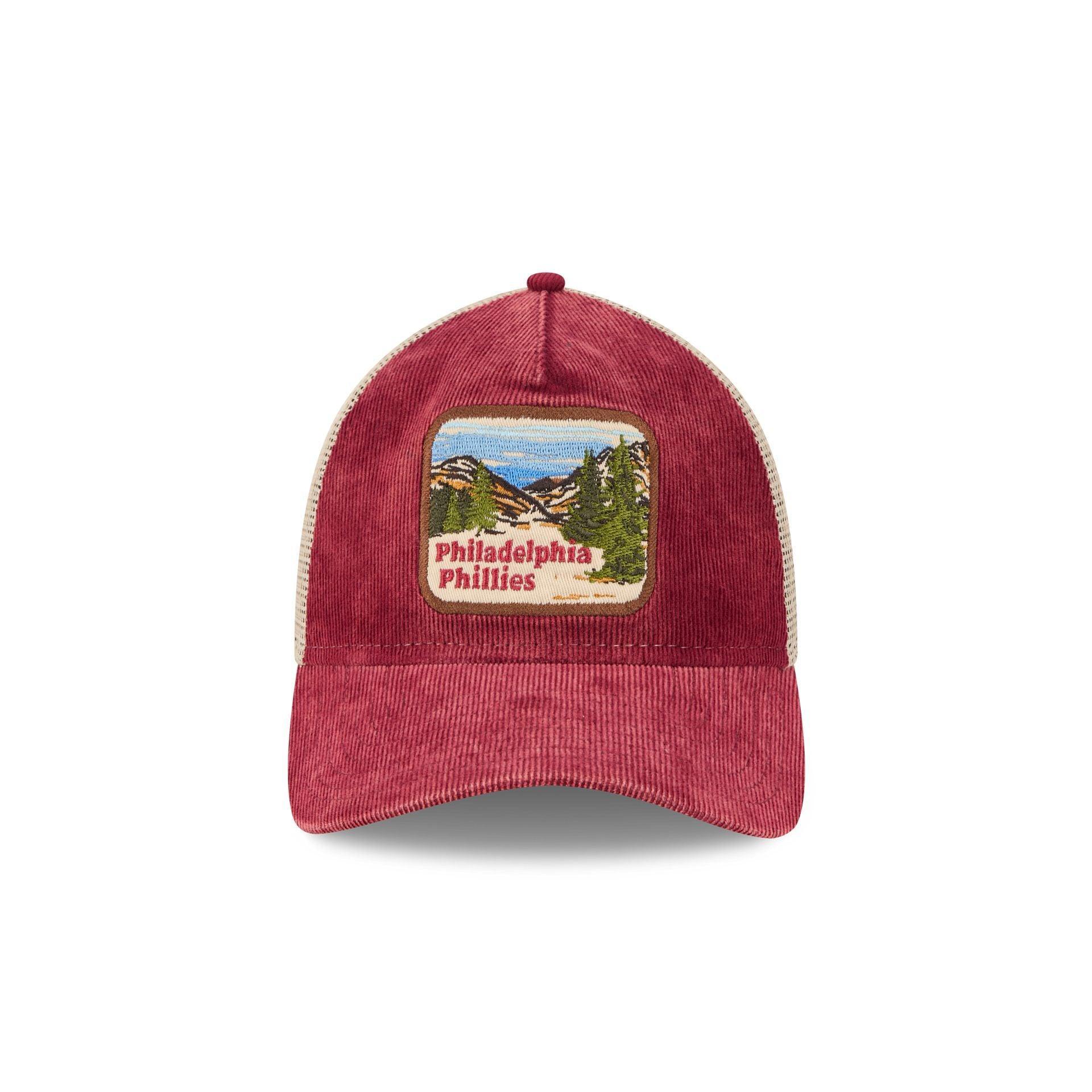 Philadelphia Phillies Vintage Landscape 9TWENTY A-Frame Trucker Hat Male Product Image