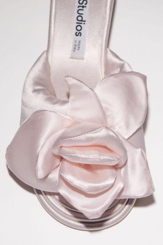 Satin wedge sandal Product Image