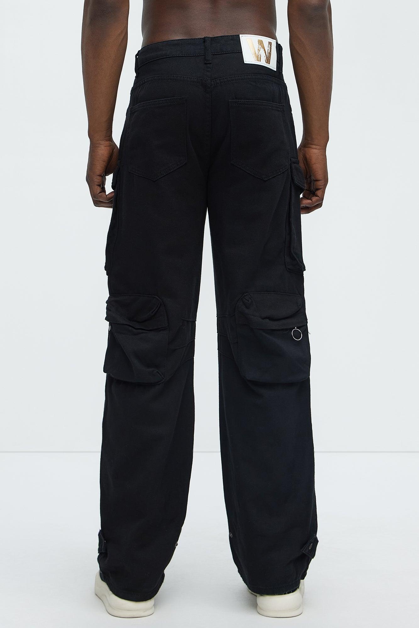 Baggy We Gotta Go Cargo Jeans - Black Product Image