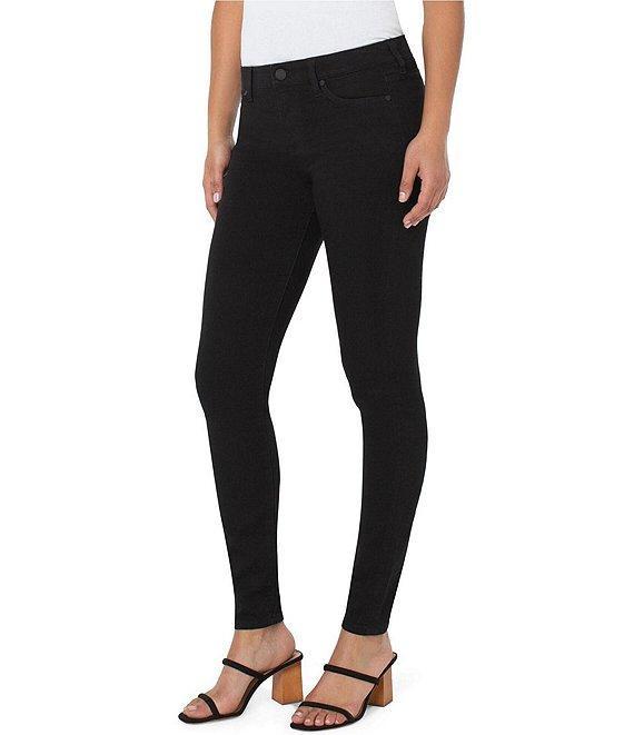 Liverpool Los Angeles Petite Size Stretch Denim Abby Mid-Rise Ankle Skinny Jeans Product Image
