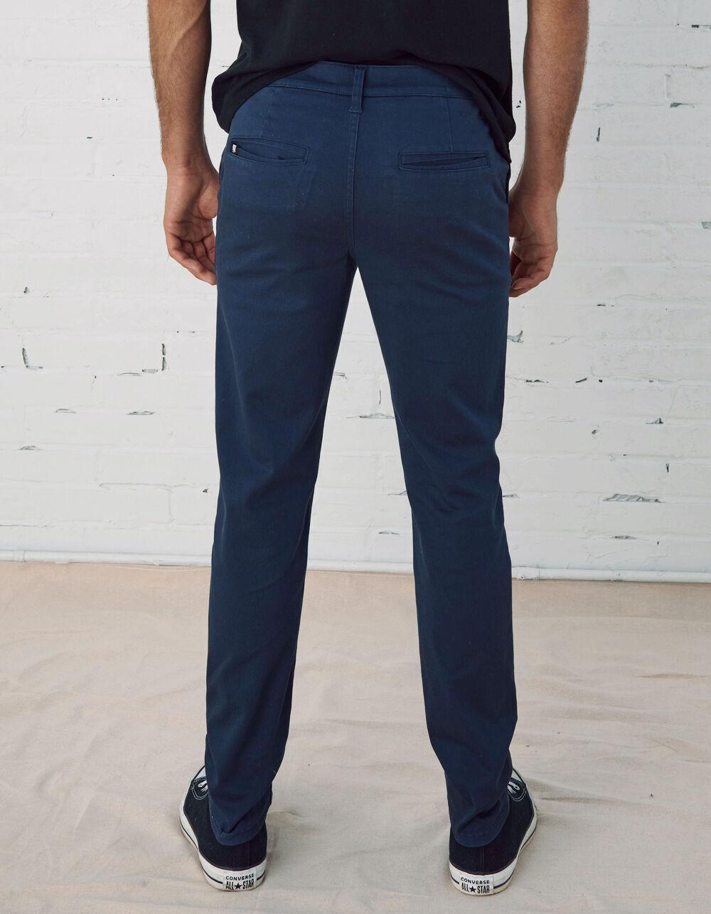 RSQ Mens Skinny Chino Pants - WASHED NAVY Product Image