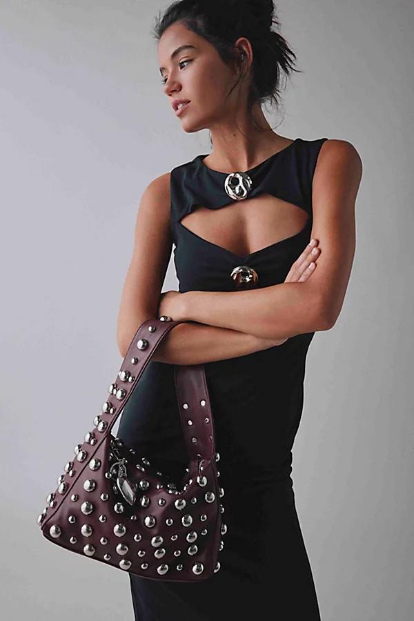 Silence + Noise Mona Studded Shoulder Bag Womens at Urban Outfitters Product Image