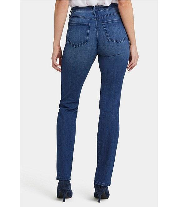 NYDJ Stretch Denim High Rise Slim Leg Bootcut Jeans Product Image