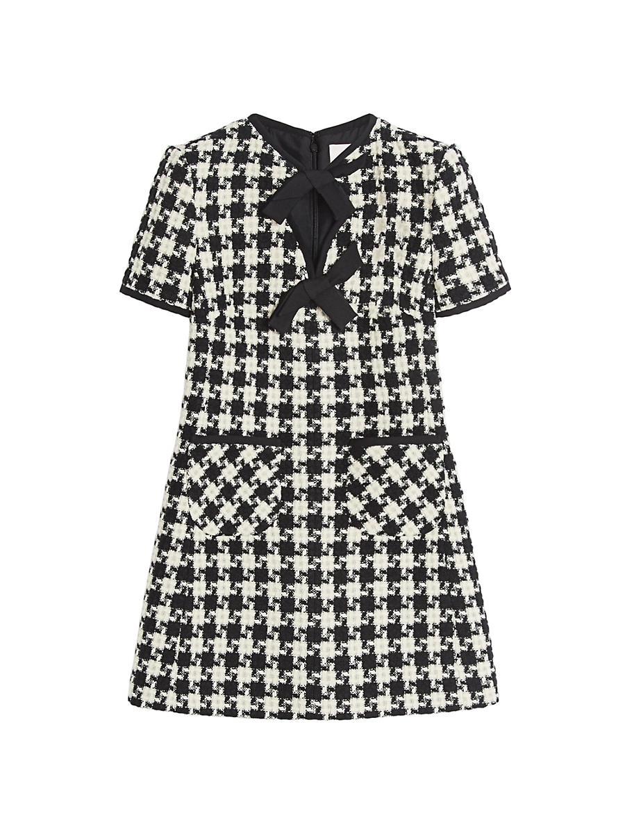 Womens Damier Light Tweed Short Dress Product Image