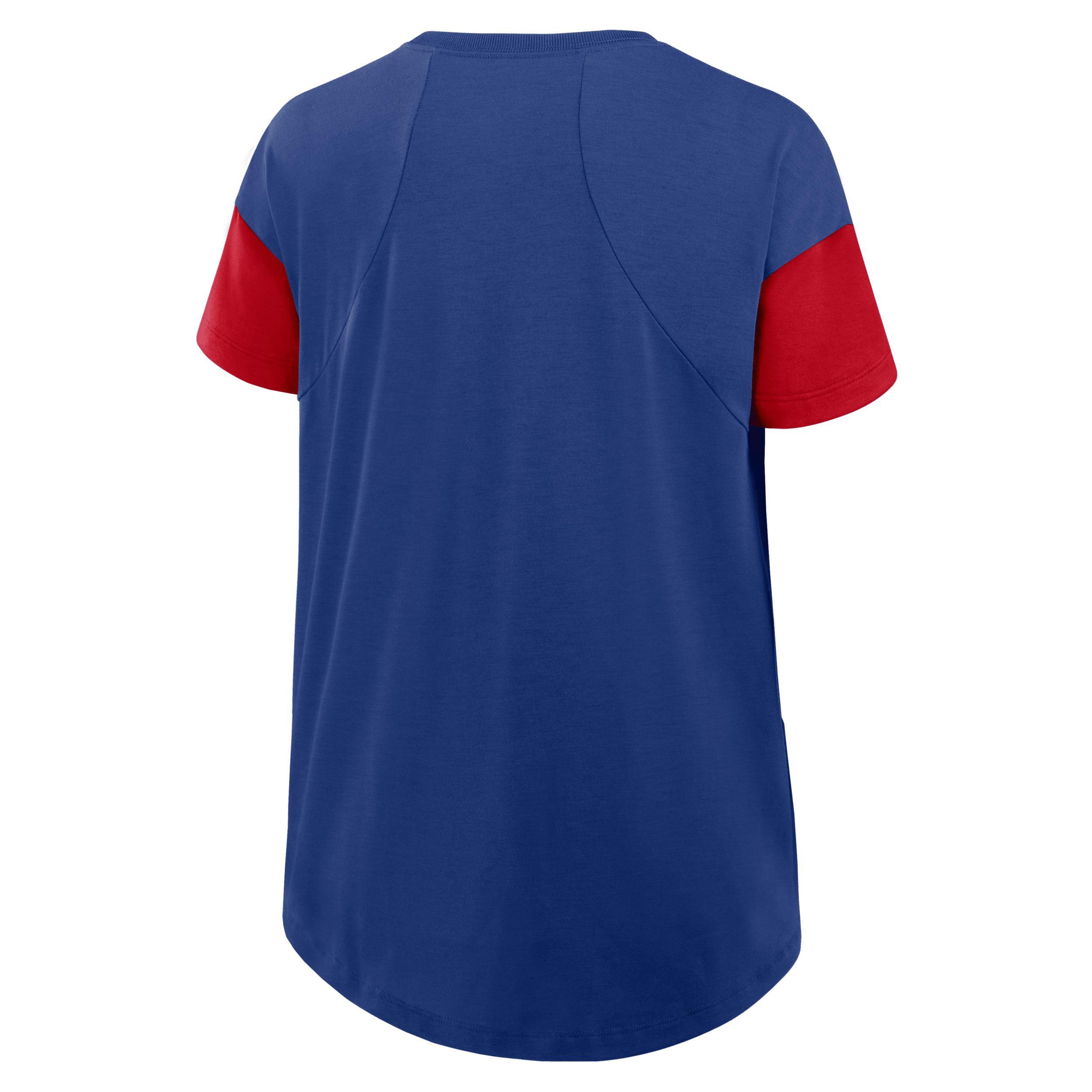 Texas Rangers Flowy Womenâs Nike Women's Dri-FIT MLB T-Shirt Product Image