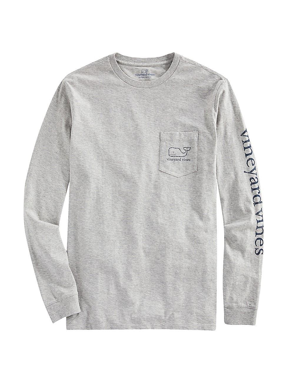 Vineyard Vines Long Sleeve Garment Dyed Vintage Whale Tee Product Image