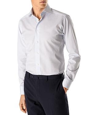 Mens Contemporary-Fit Micro Print Long-Sleeve Dress Shirt Product Image