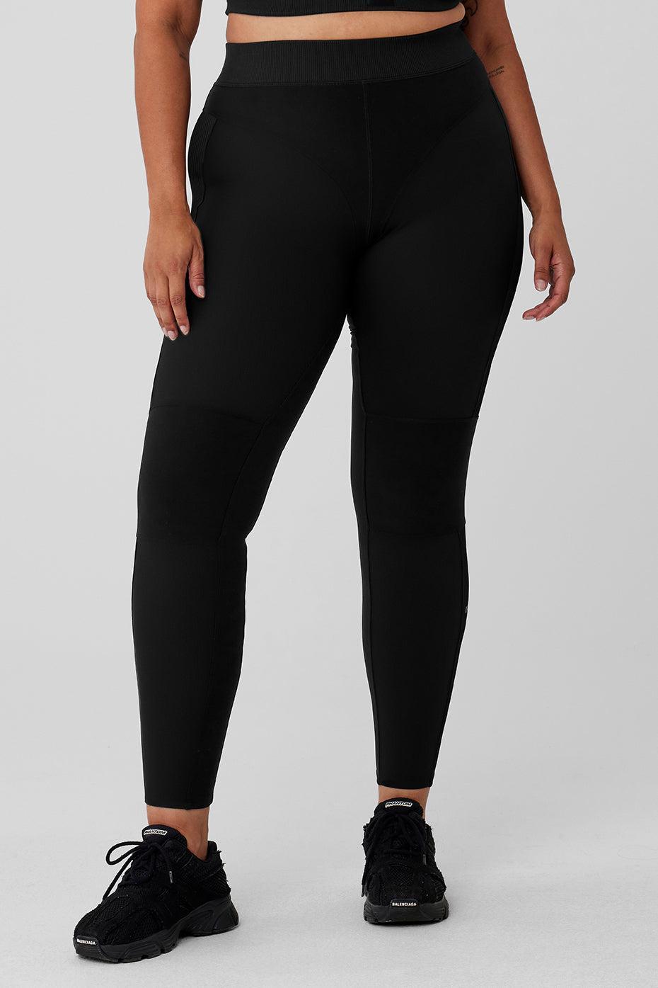 Alosoft High-Waist Head Start Legging - Black Product Image
