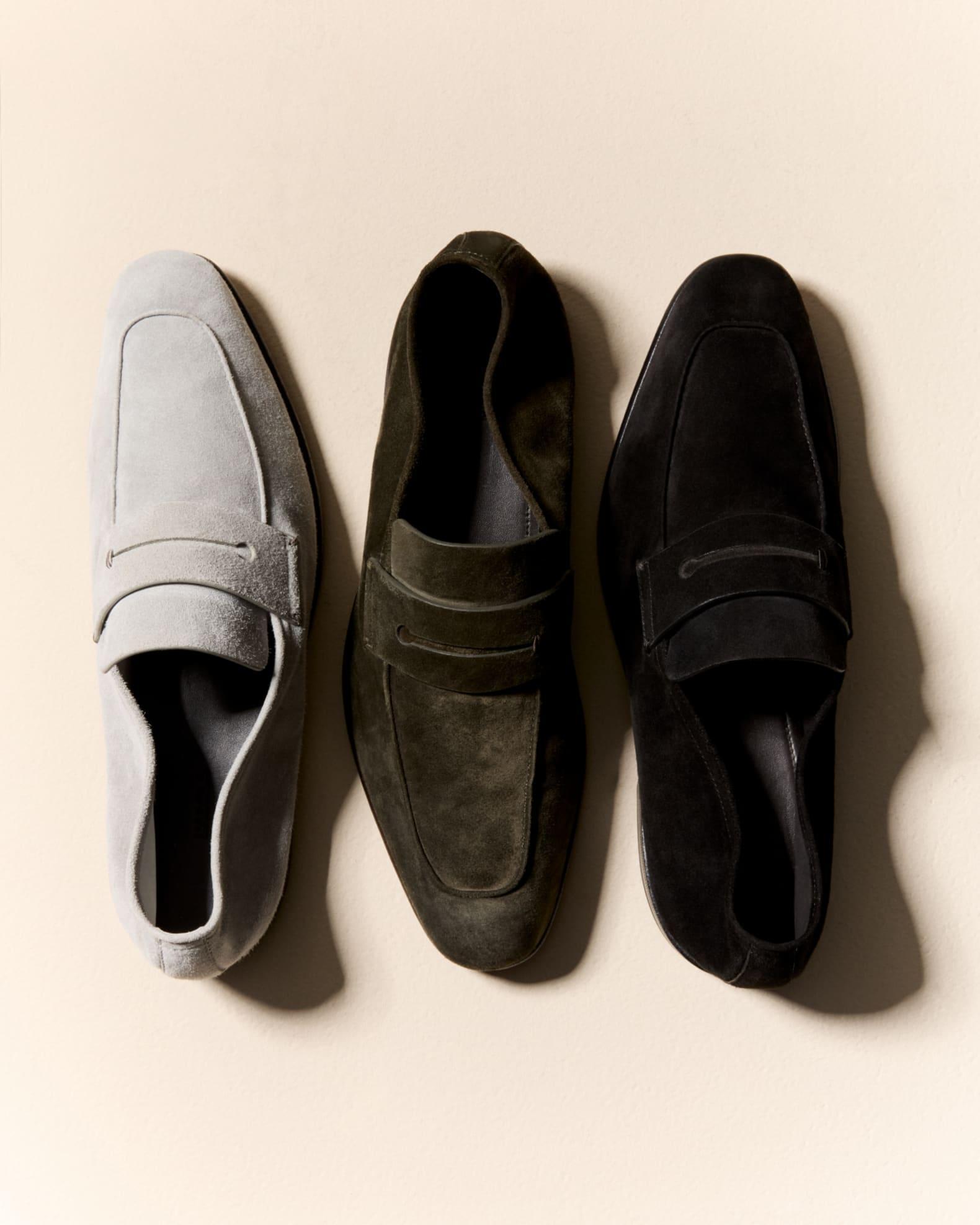 Men's Sonoma Floral Skull-Embossed Velvet Loafers Product Image