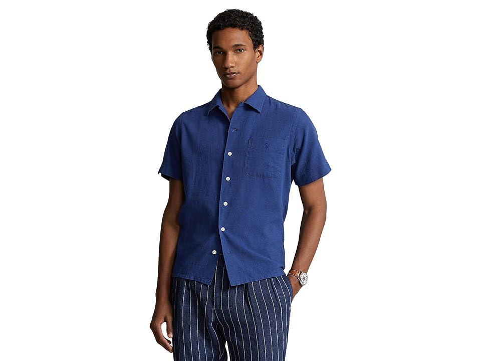Polo Ralph Lauren Classic Fit Linen-Cotton Camp Shirt (Celadon) Men's Clothing Product Image