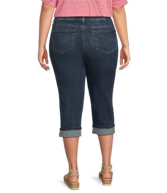 NYDJ Plus Size Marilyn Cuffed Crop Cool Embrace® Denim Jeans Product Image
