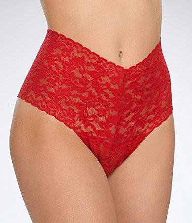 Retro Signature Lace Thong Product Image