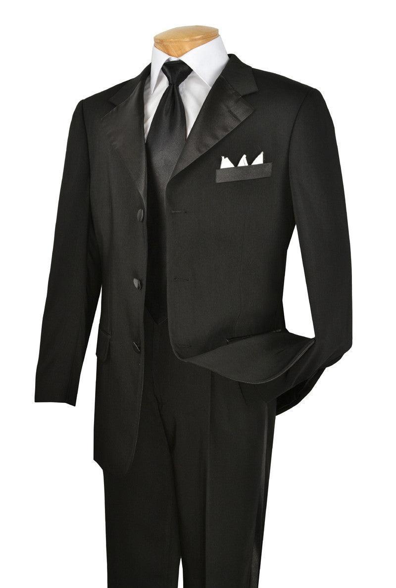 Ramses Collection - Double Breasted Suit 2 Piece Regular Fit in Black Product Image