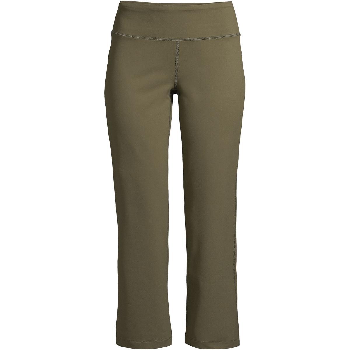 Women's Lands' End UPF 50 Active Capri Yoga Pants, Size: Small, Black Product Image