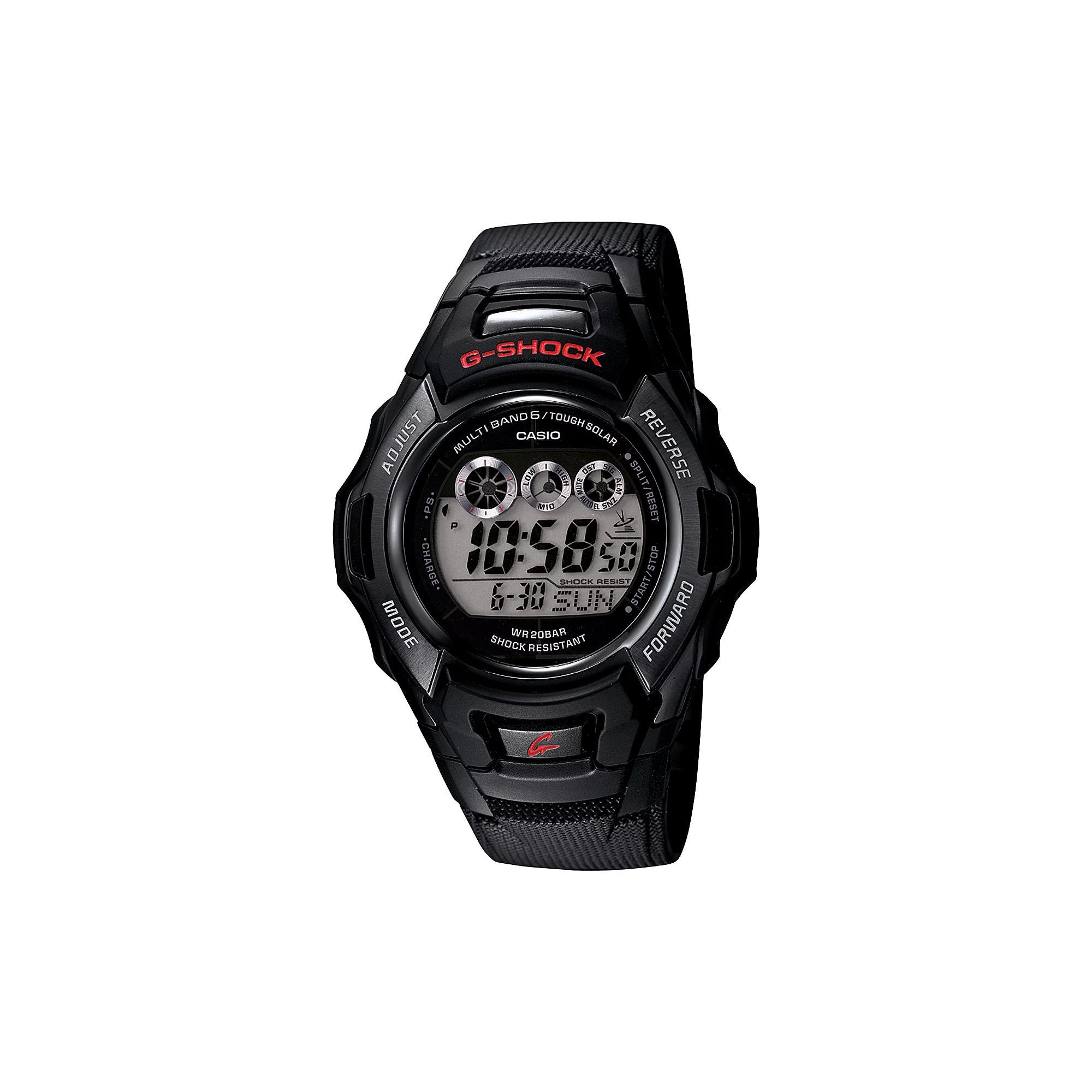 Casio Mens G-Shock Tough Solar Atomic Digital Chronograph Watch - GWM530A-1, Black Product Image