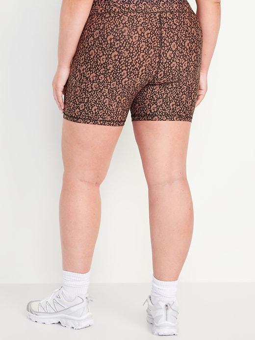 High-Waisted PowerSoft Biker Shorts -- 6-inch inseam Product Image