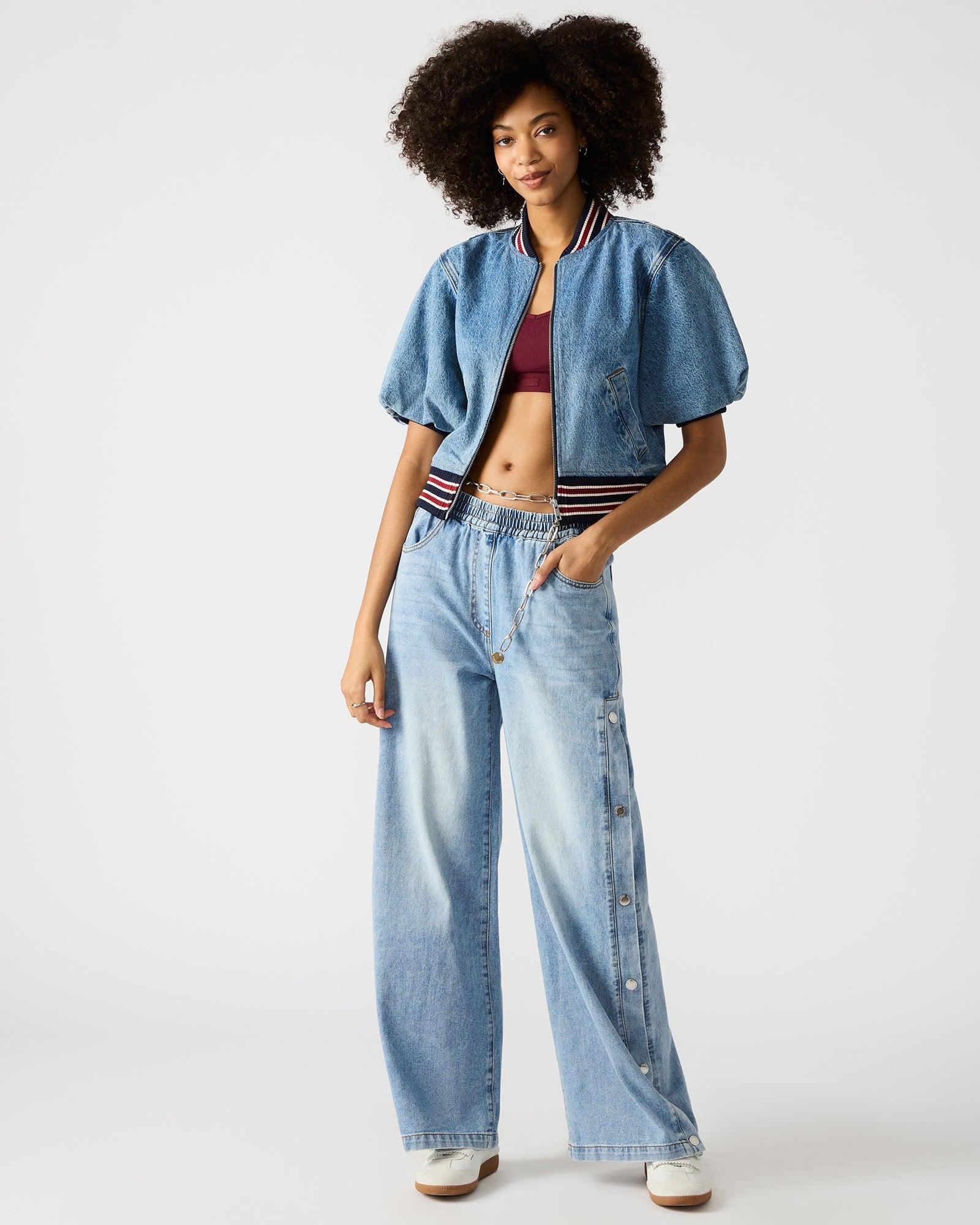ZAMORA JACKET DENIM MULTI Female Product Image