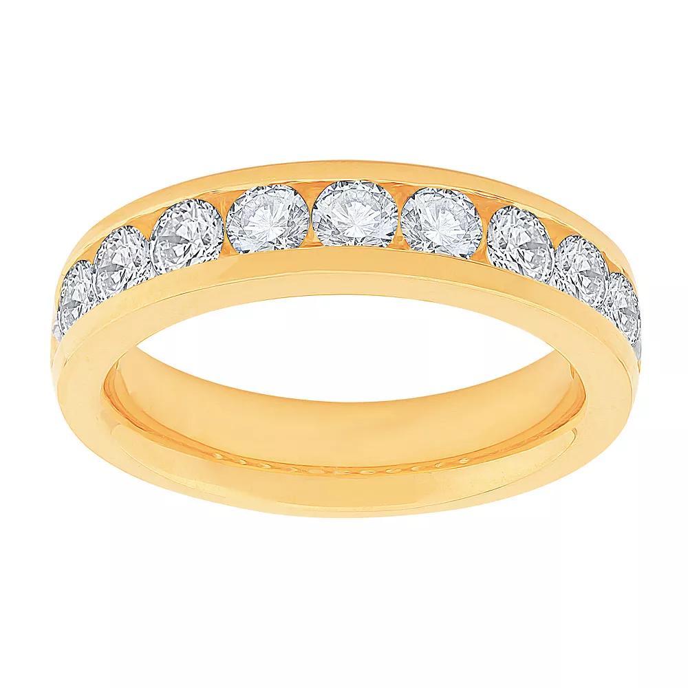 Diamond Medley 14k Yellow Gold 1 1/2 Carat T.W. Lab-Grown Diamond Ring, Women's, Size: 7, 14k Gold Product Image