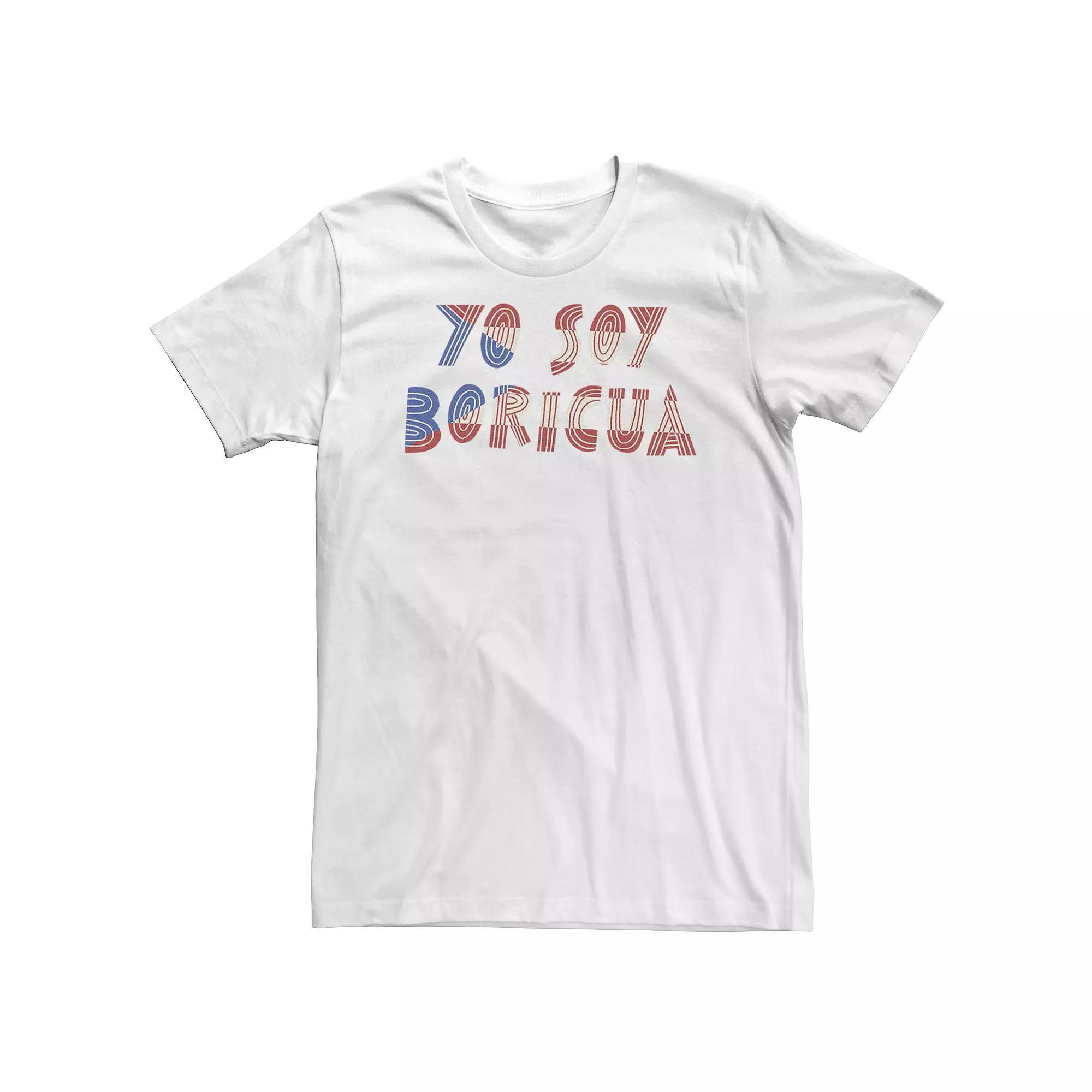 Mens HHM Yo Soy Boricua Line Art Tee, Men's, Size: 5XL, White Product Image