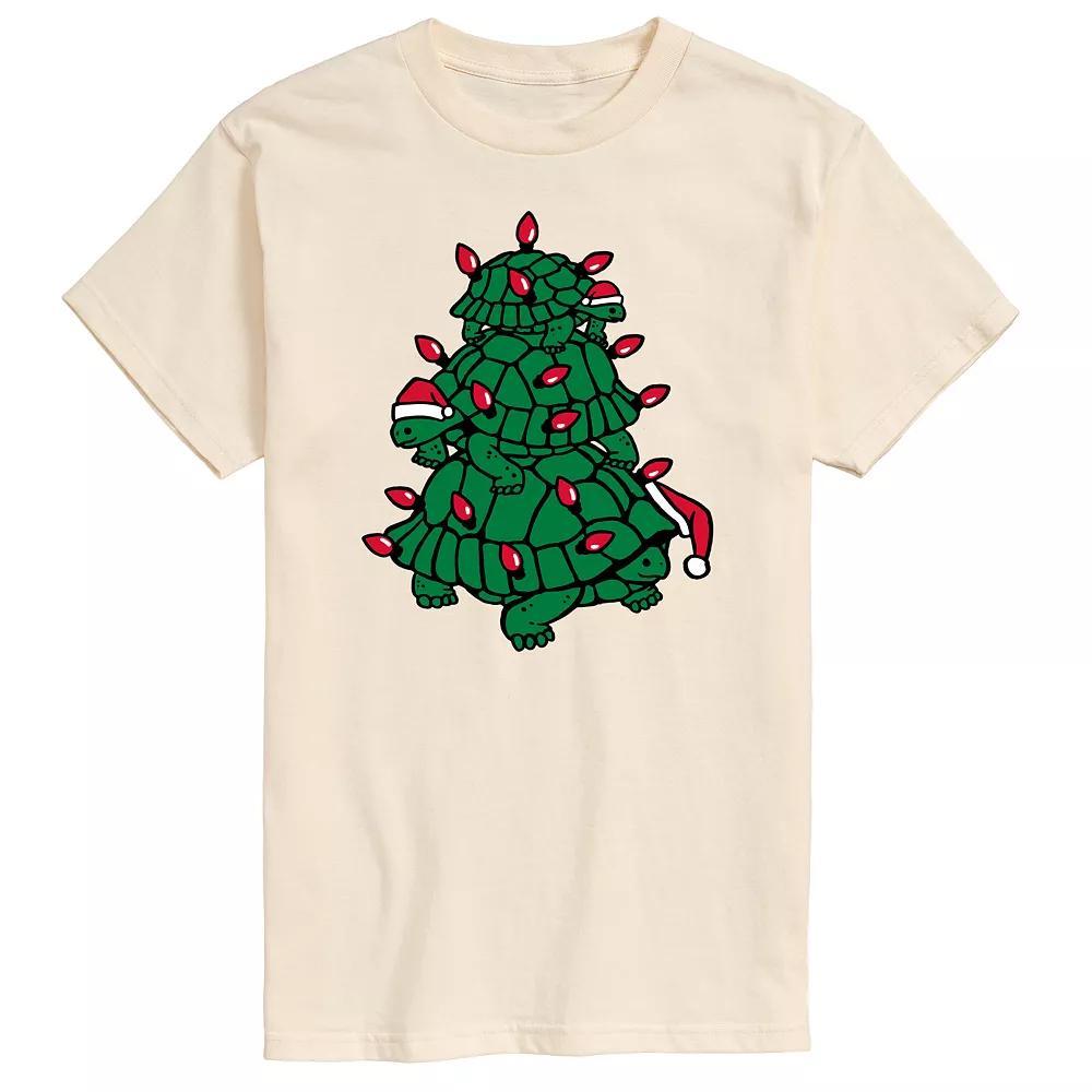 Big & Tall Turtle Tree Stack Graphic Tee, Mens Product Image