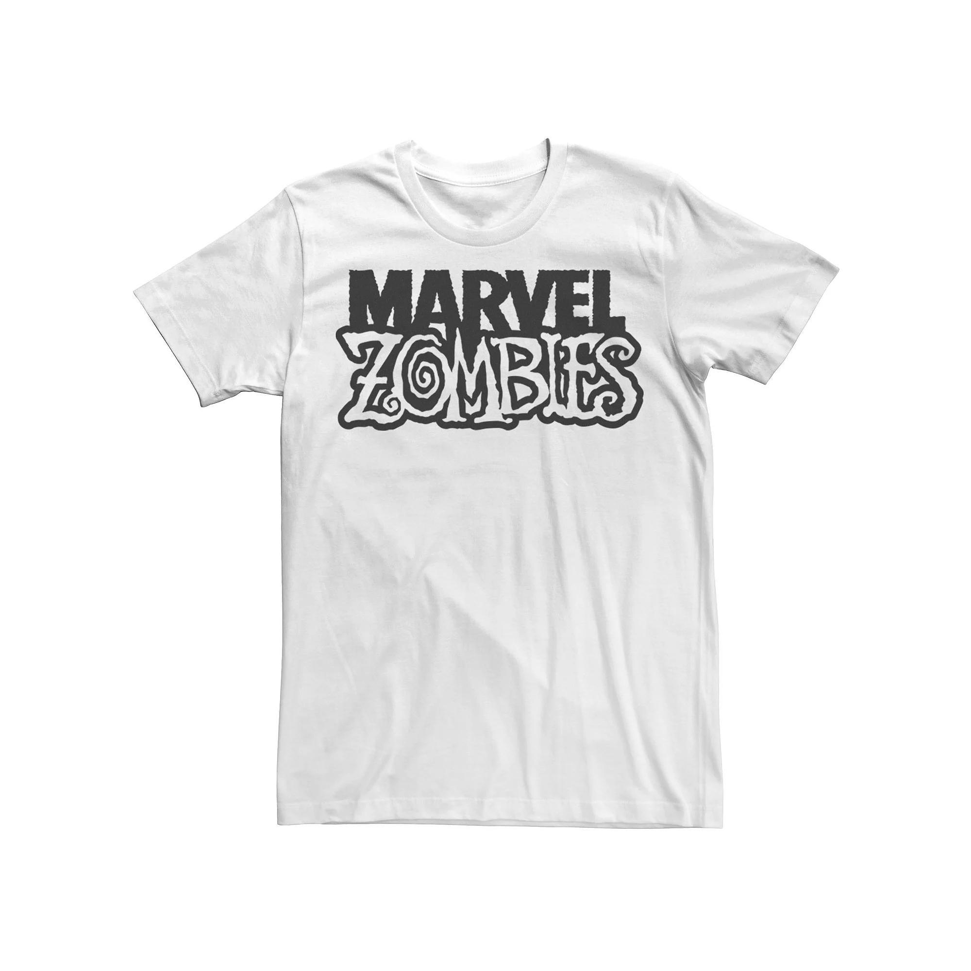 Men's Marvel Zombies Title Logo Graphic Tee, Size: 3XL, White Product Image