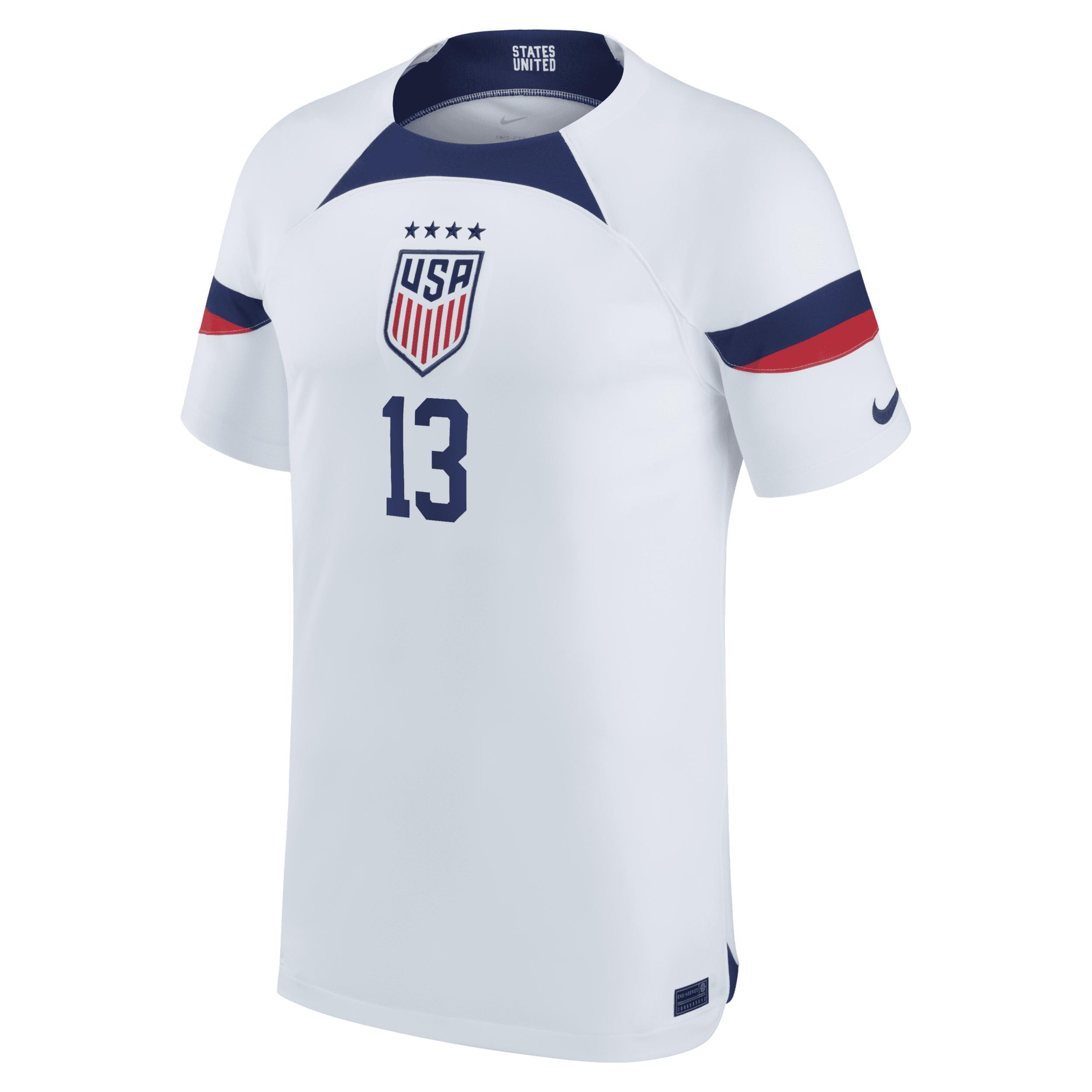 Mens Nike Alex Morgan Blue Uswnt 2022/23 Home Breathe Stadium Replica Player Jersey - Blue Product Image