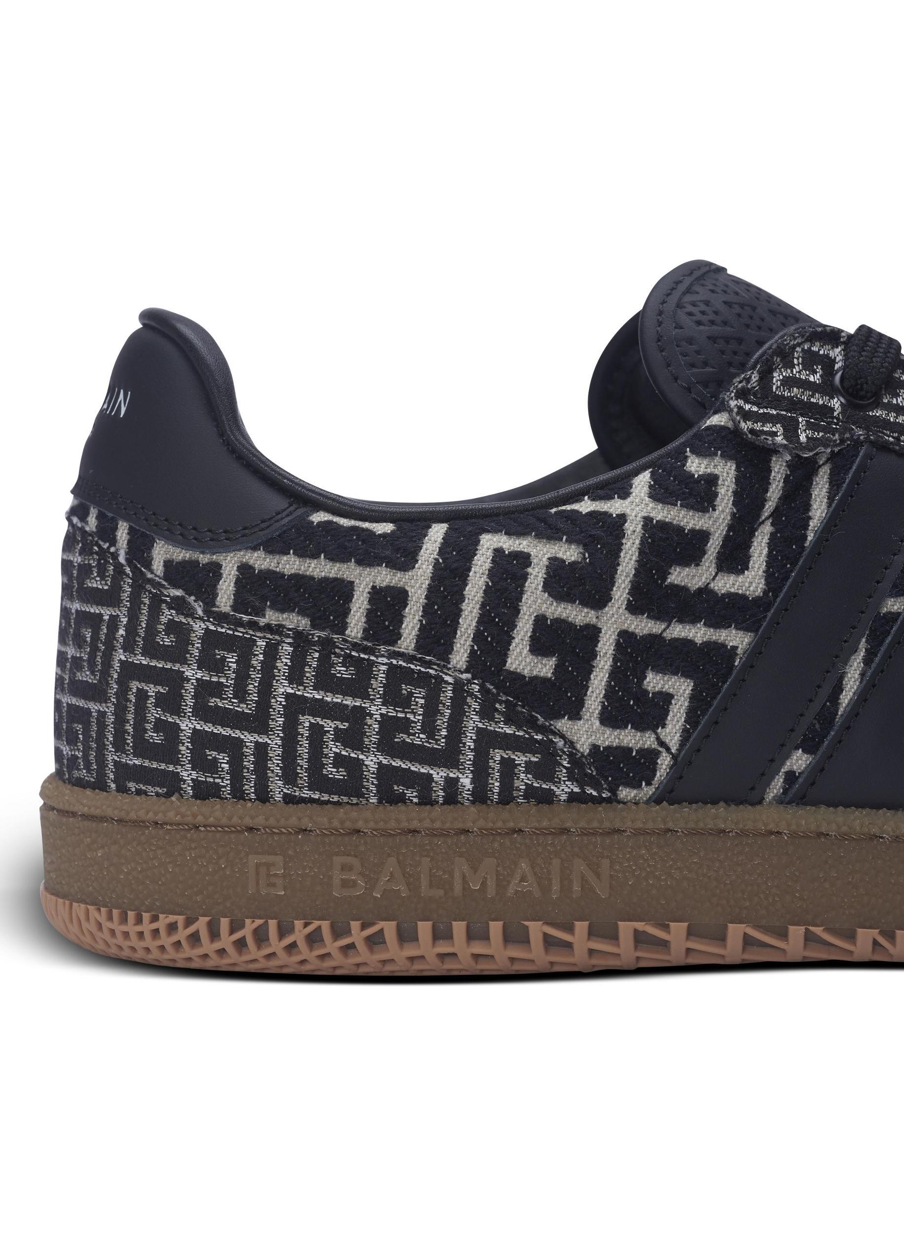 Balmain Swan trainers in PB Labyrinth jacquard Product Image