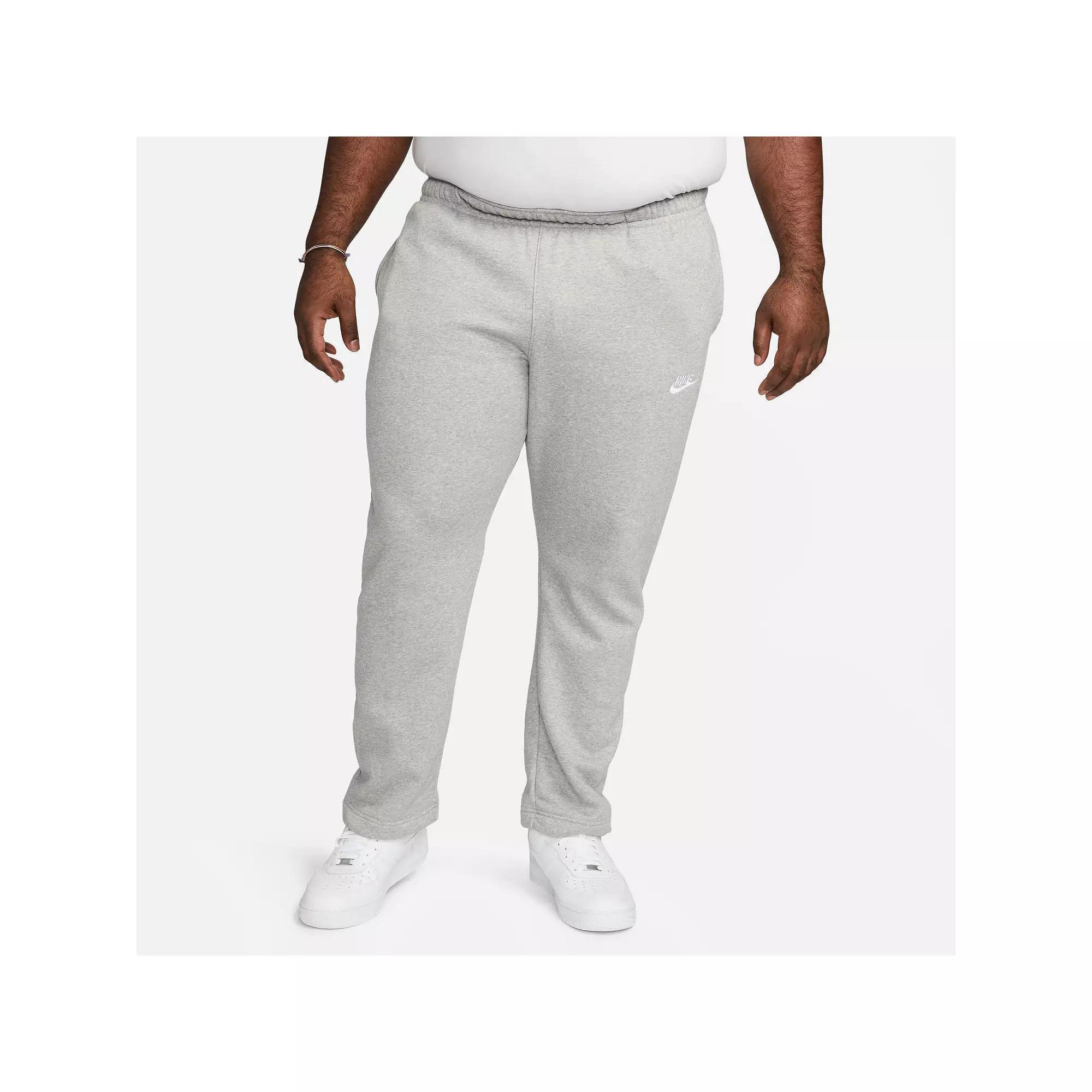 Big & Tall Nike Sportswear Club Fleece Pants, Mens Dark Gray Grey Product Image