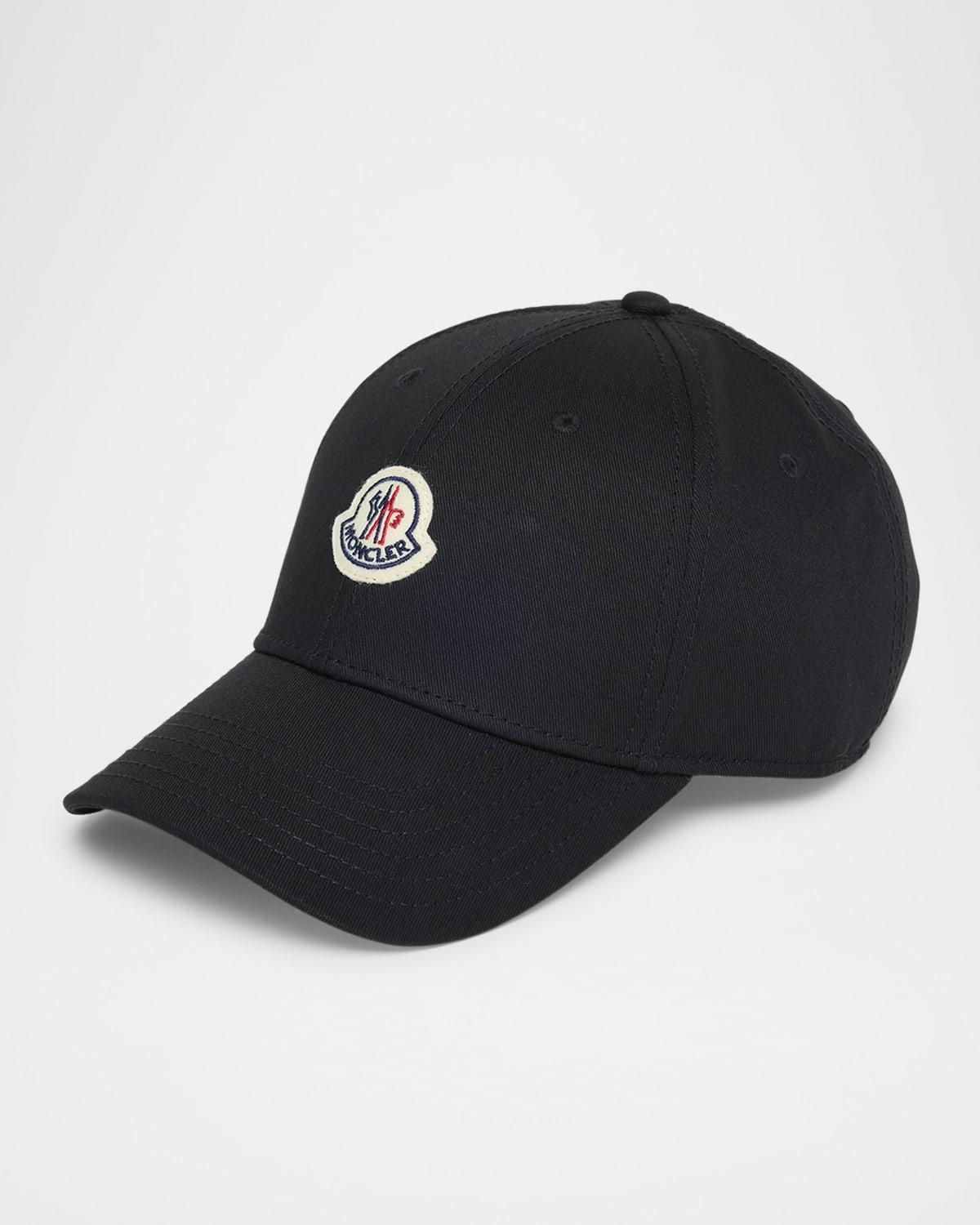 MONCLER Grenoble Logo Embroidered Baseball Cap In Black Product Image
