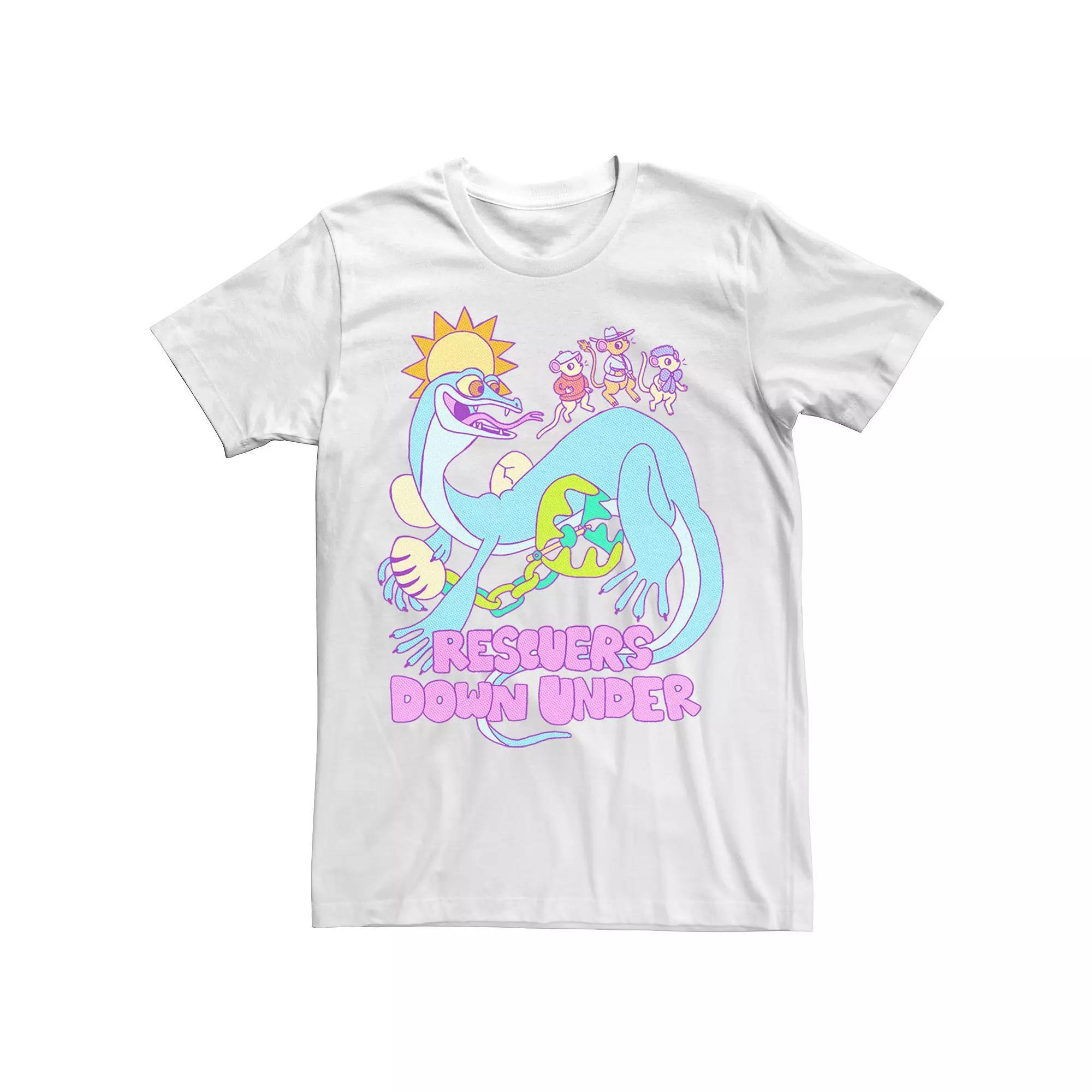 Disney's Rescuers Down Under Joanna Stealing Men's Tee, Size: Small, White Product Image
