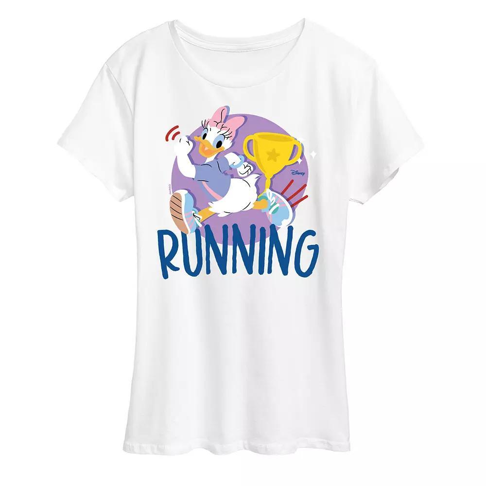 Disneys Daisy Duck Womens Running Graphic Tee Product Image