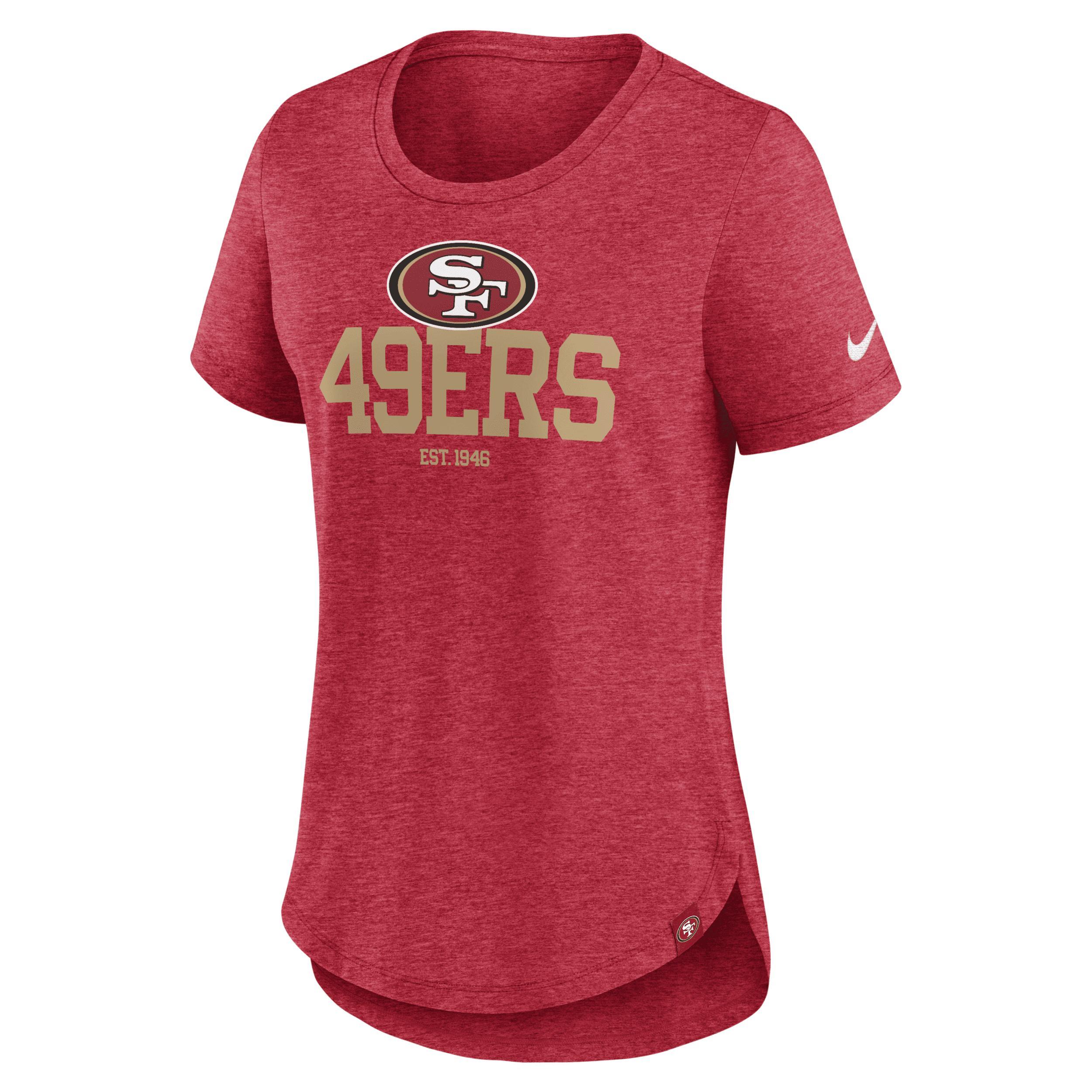Los Angeles Angels Knockout Team Stack Nike Women's MLB T-Shirt Product Image