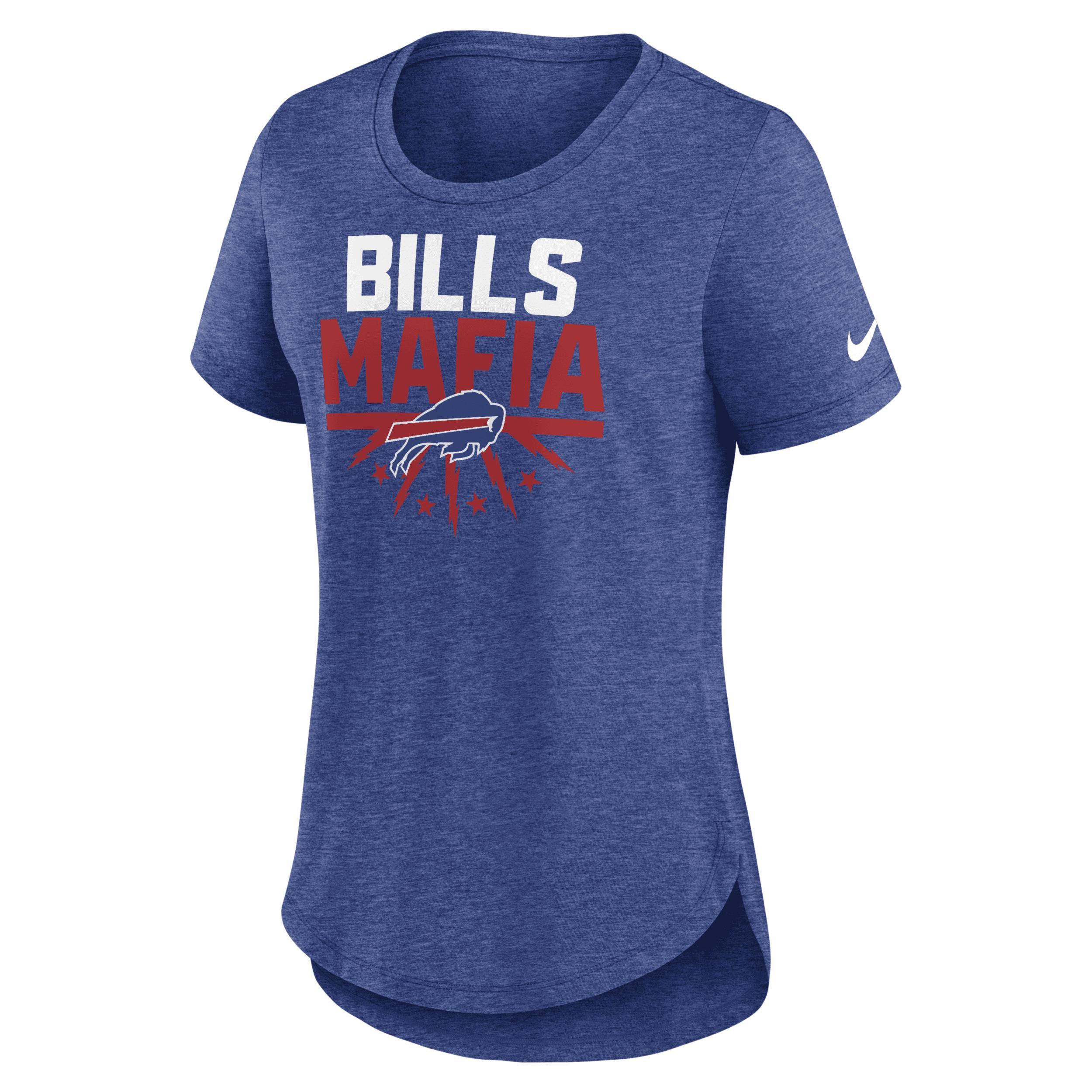 Women's Nike Heather Black Arizona Cardinals Local Fashion Tri-Blend T-Shirt, Size: Medium, Charco Product Image