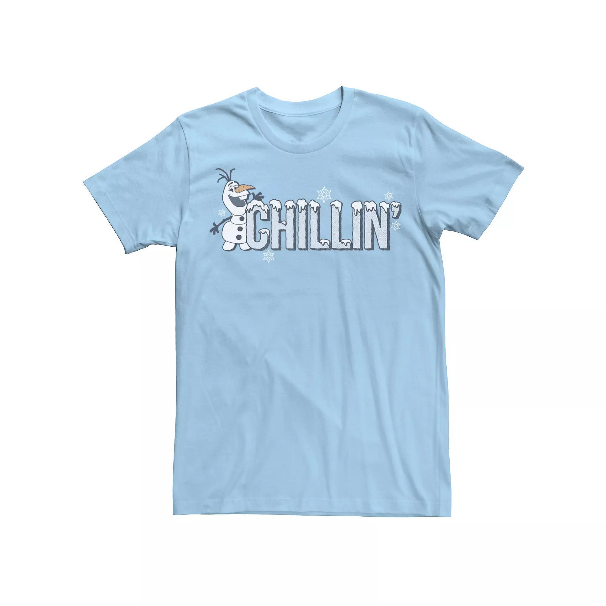 Disney's Frozen Men's Olaf Chill I Got This Portrait Graphic Tee, Size: Large, Light Blue Product Image