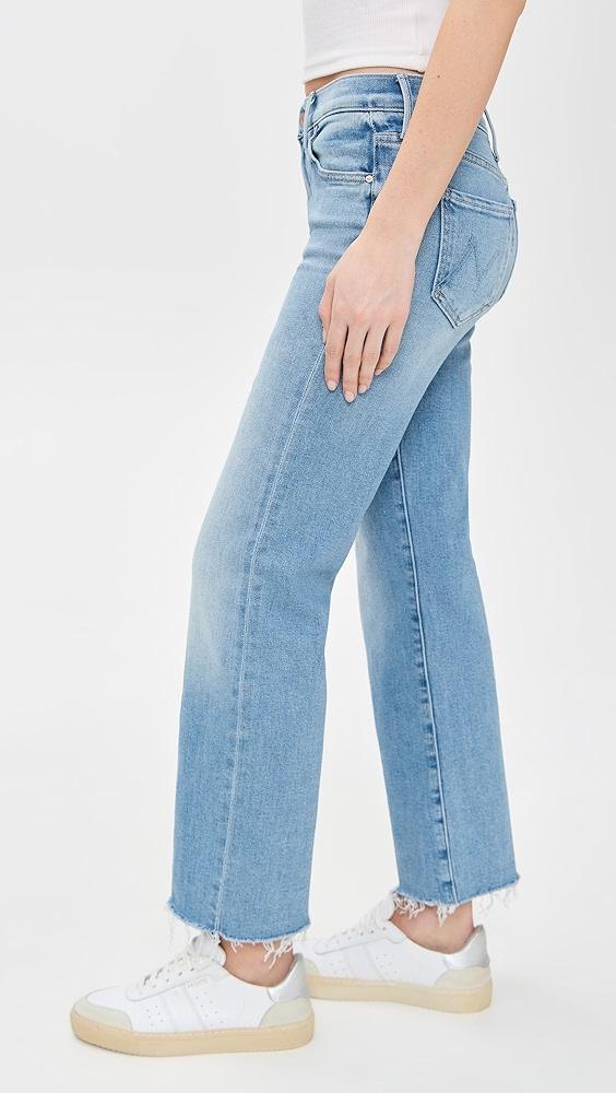 MOTHER The Kick It Ankle Fray Jeans | Shopbop Product Image