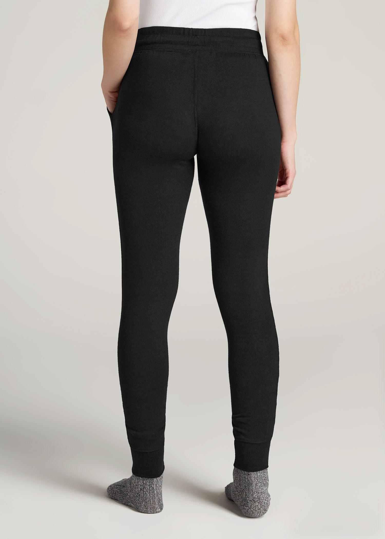 Cozy Lounge Joggers for Tall Women in Black Product Image