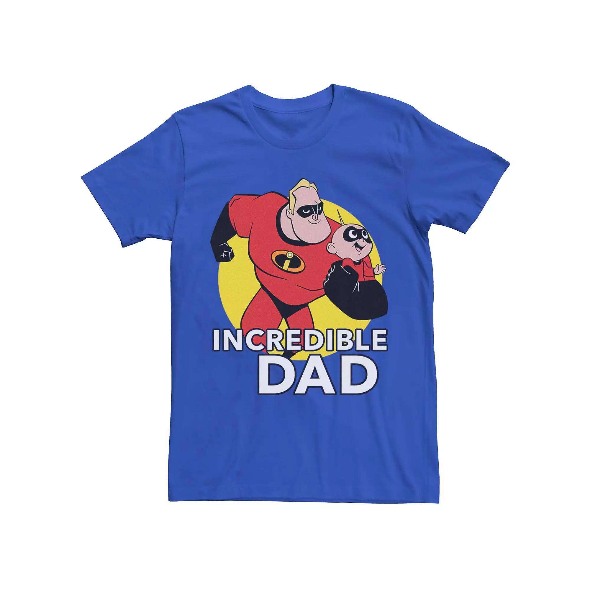Disney / Pixar's The Incredibles 2 Men's Incredible Dad Graphic Tee, Size: Large, Royal Product Image